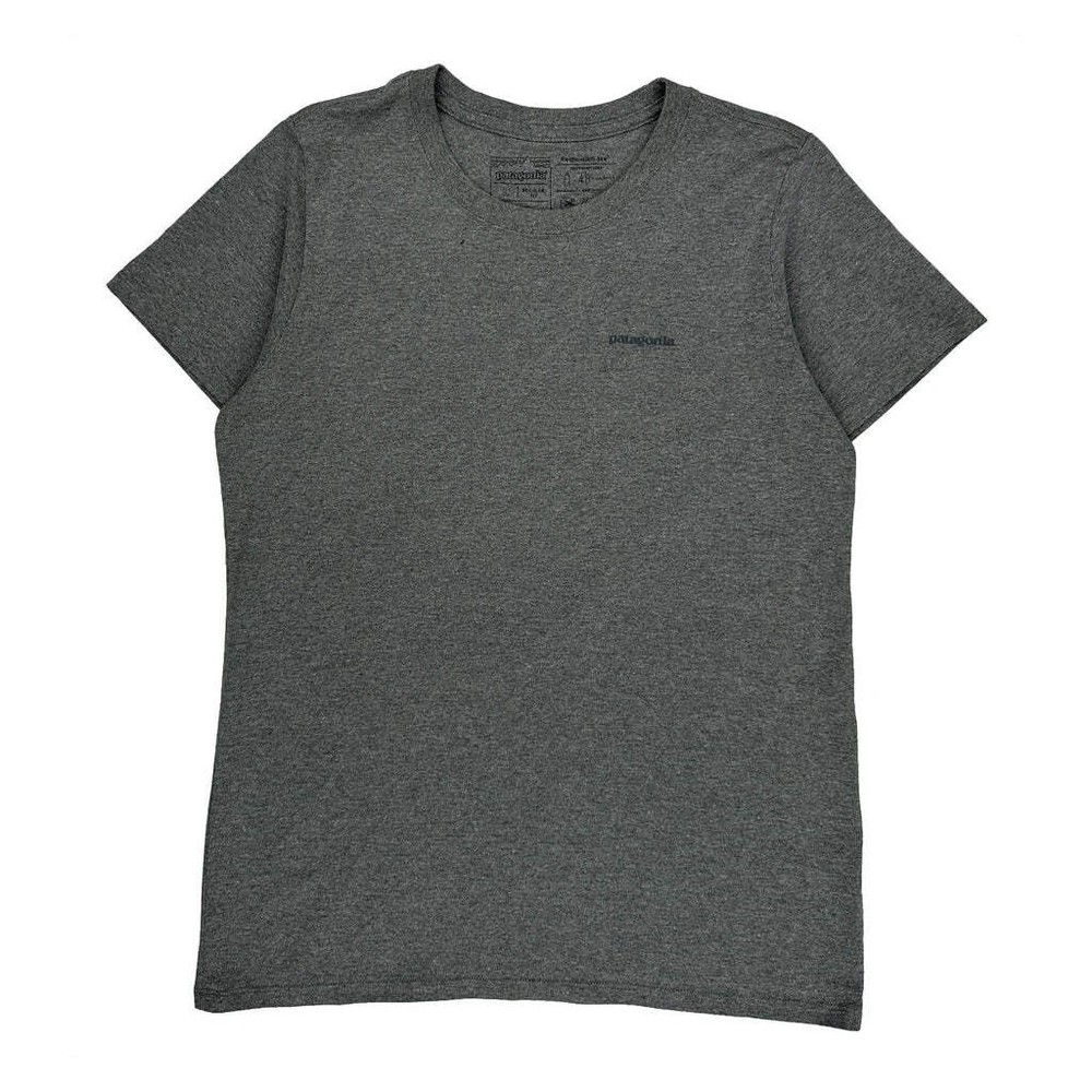 Responsibili-Tee Patagonia T-Shirt - Large Gray Cotton Blend