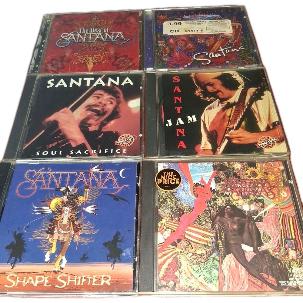 Santana Cd Lot Of 6