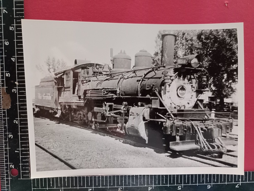 Denver & Rio Grande Western Railroad Locomotive #456 Photo In Colorado
