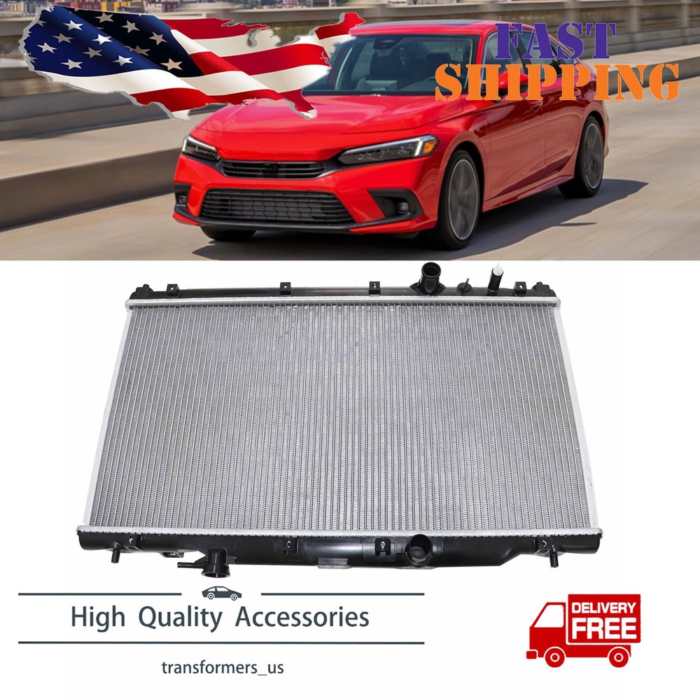 Radiator w/o Oil Cooler For 2022-2024 Honda Civic 1.5L 2.0L 1901064SA01