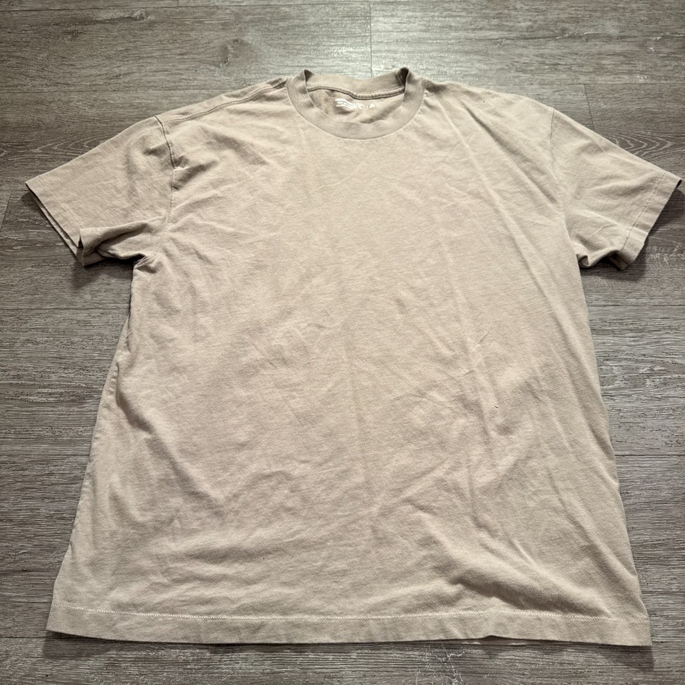 Abercrombie & Fitch Shirt Mens XL Beige Soft A&F Essentials Oversized Lounge