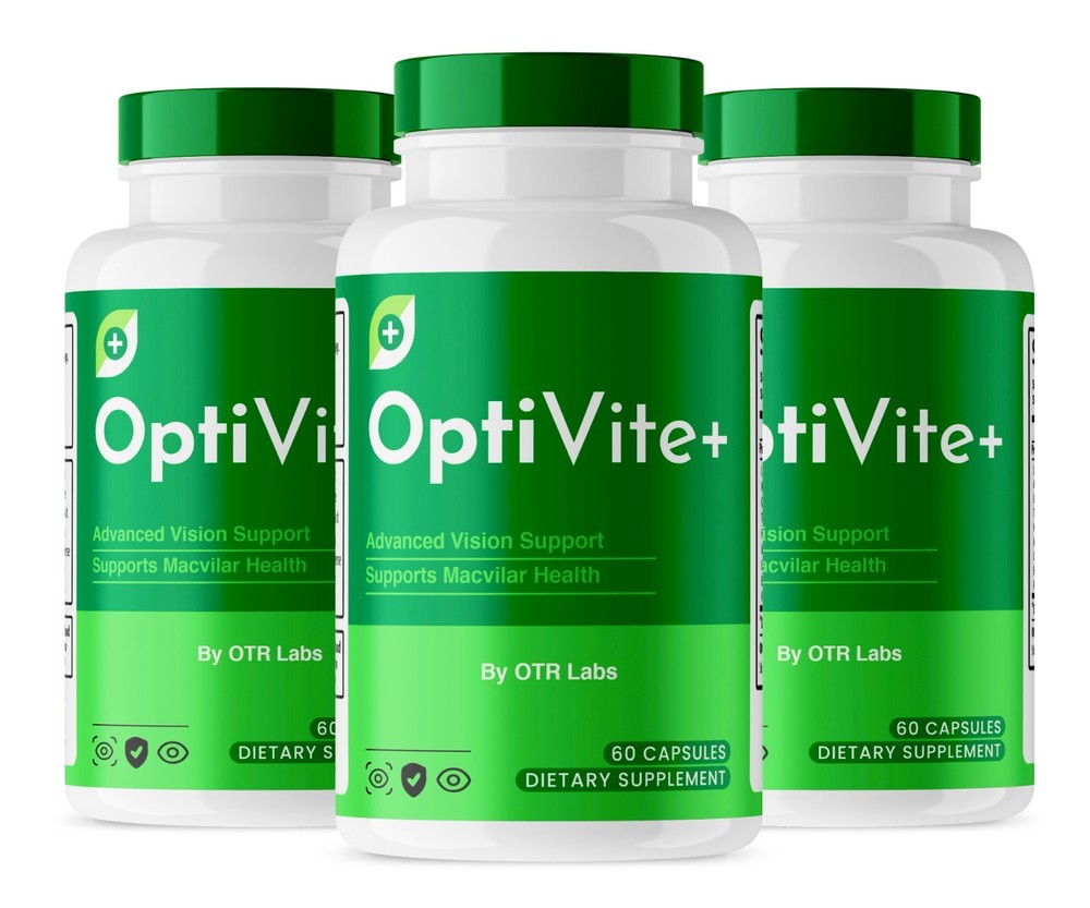 OptiVite, Opti Vite+ for Vision Support and Overall Health 180 Capsules 3Bottles
