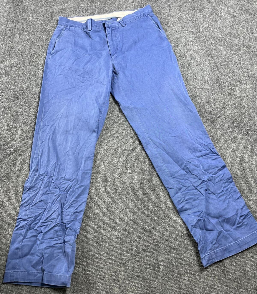 Polo Ralph Lauren Men's Pants Blue Classic Fit Cotton Preppy Chino 34/32