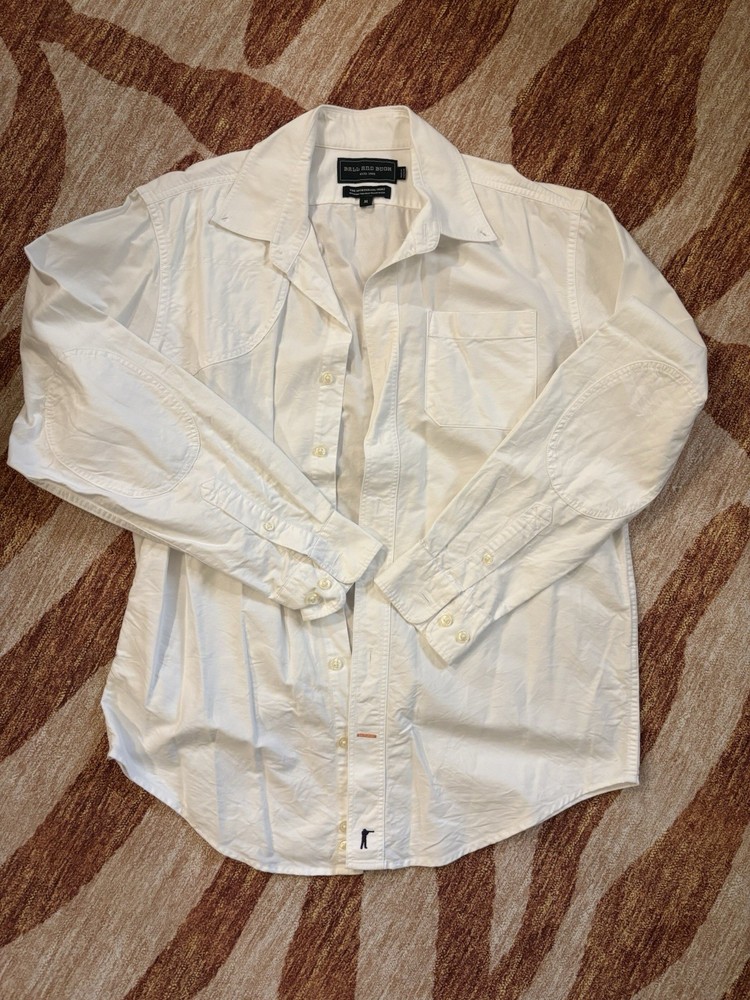 Ball And Buck SPORTSMANS SHIRT ORIGINAL OXFORD In White Size Medium #1