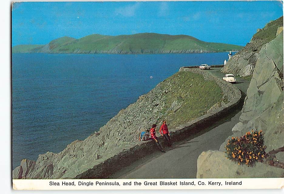 Postcard Slea Head Drive Dingle Peninsula in County Kerry Ireland