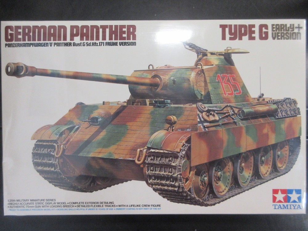 TAMIYA 1/35 GERMAN PANTHER G TANK  #35170 factory sealed