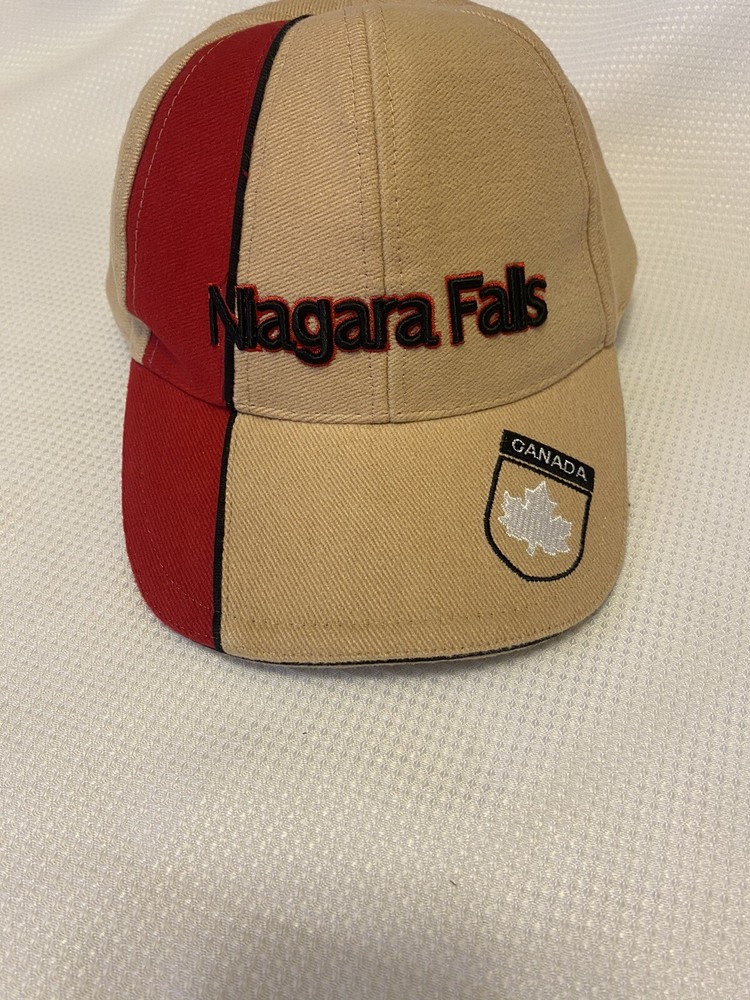 Niagara Falls Canada applique & embroidery Souvenir Hat Cap, adjustable strap