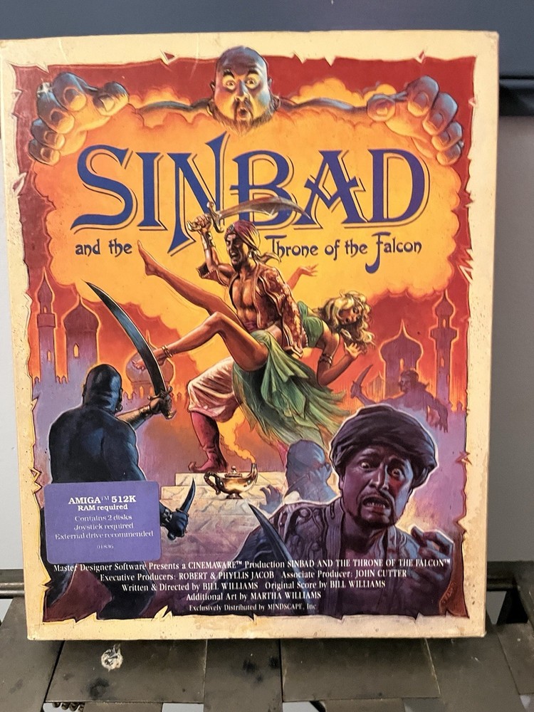 Sinbad and the Throne of the Falcon (Commodore 64/128, 1988)