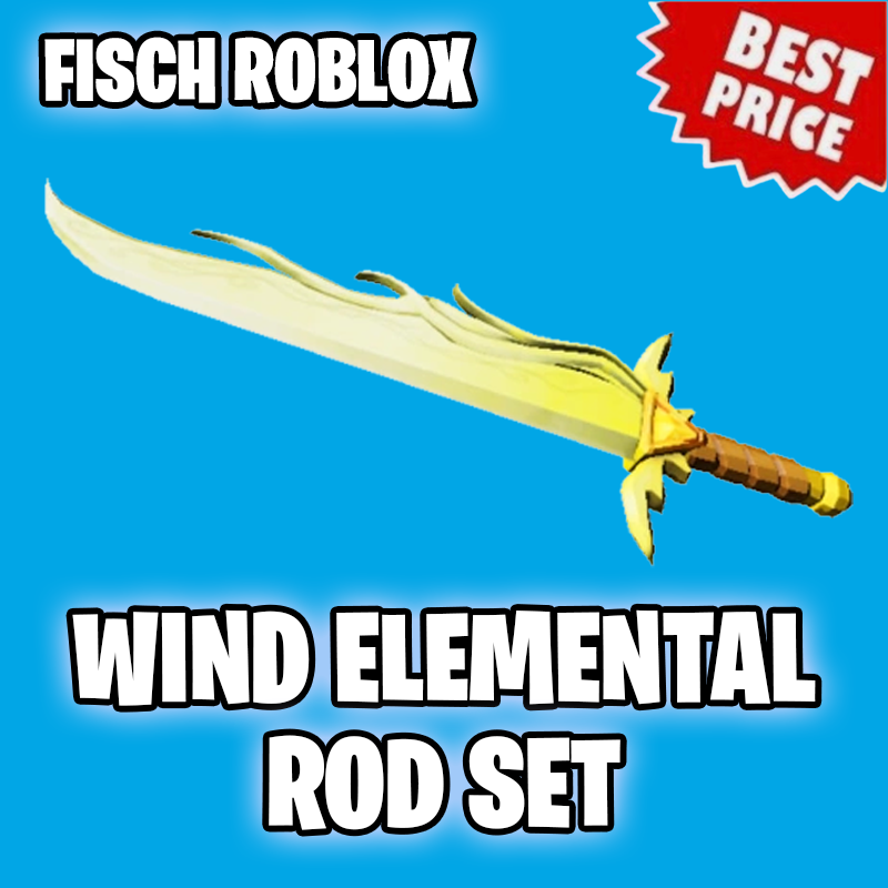 FISCH - WIND ELEMENTAL ROD SET [Shiny Bessed Whale Shark + SKB Pufferfish]
