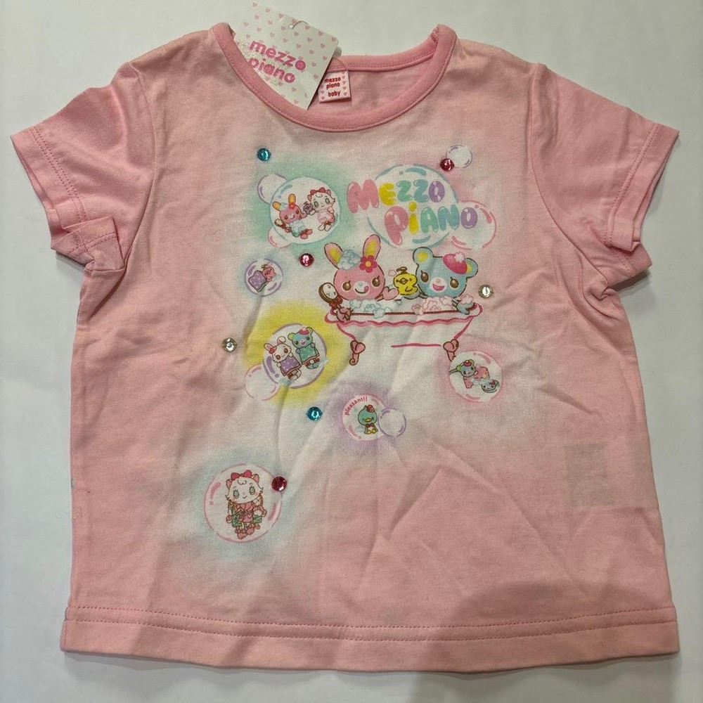 mezzo piano Pink Character T-Shirt featuring Berie Mimi Popo Extremely Rare