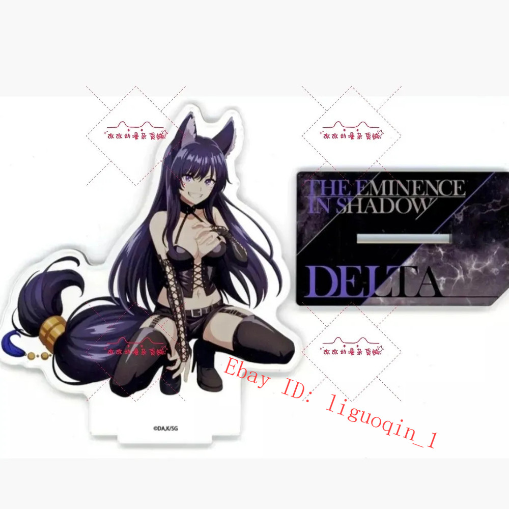 Anime The Eminence In Shadow Delta Acrylic Figure Stand Model Replica