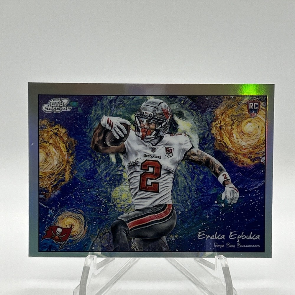 2025 Topps Chrome Cosmic Emeka Egbuka RC Stars In The Night Refractor STN-8