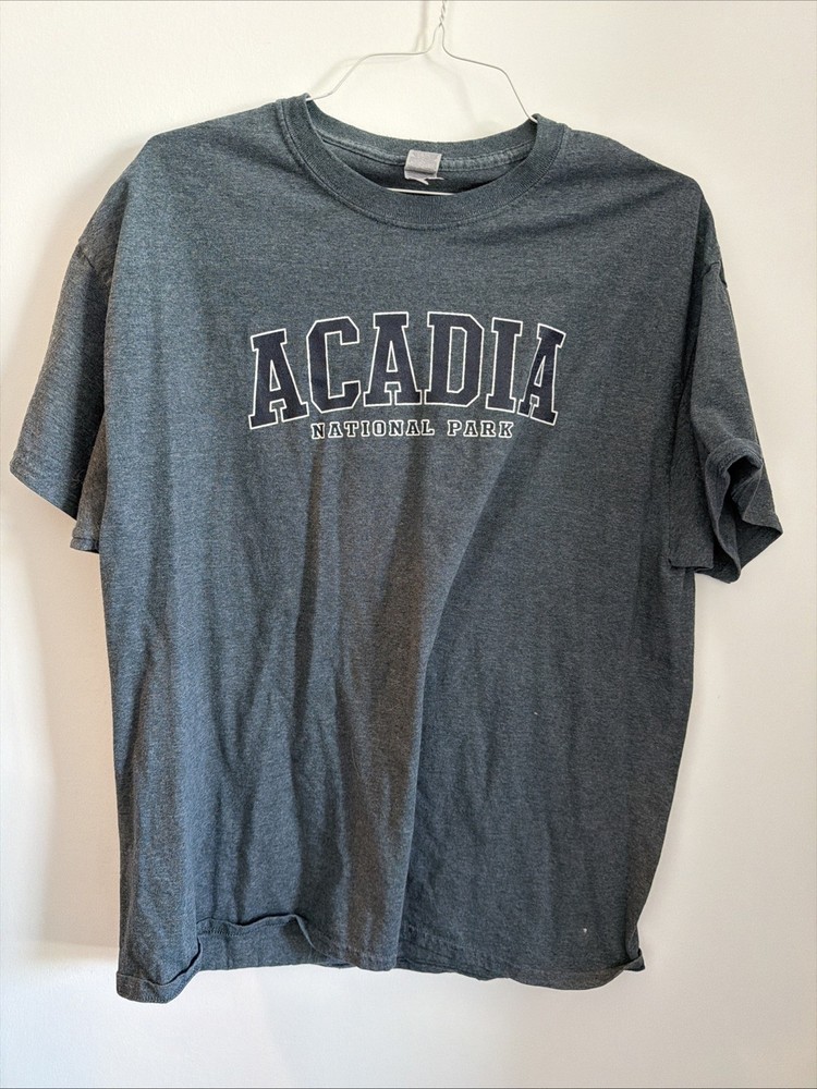 Acadia National Park XL T Shirt Grey Unisex-image