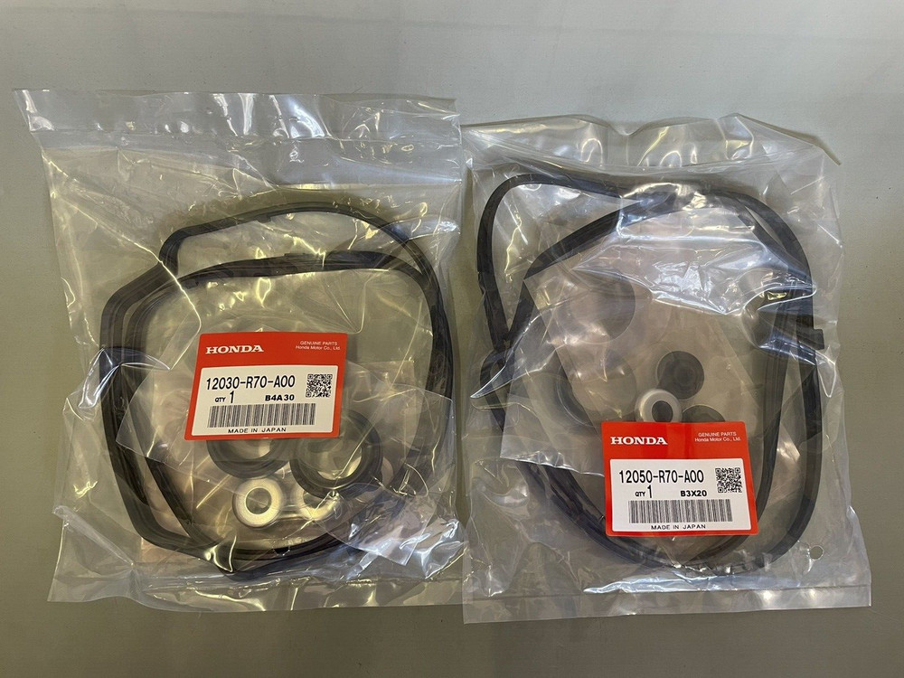 OEM Genuine Honda Acura 08-17 Pilot MDX V6 Front Rear Valve Cover Gasket Set New