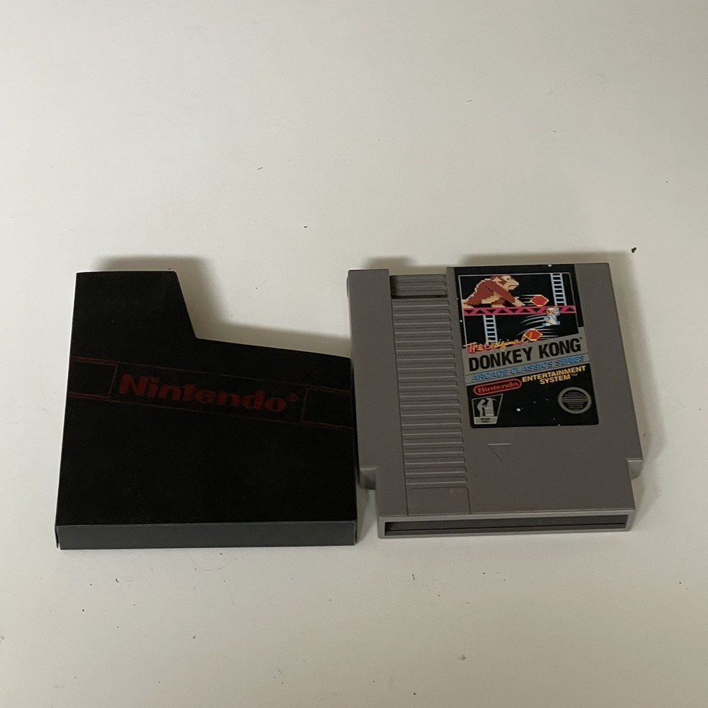 Nintendo NES Donkey Kong Arcade Classics Series Authentic Sleeve Tested