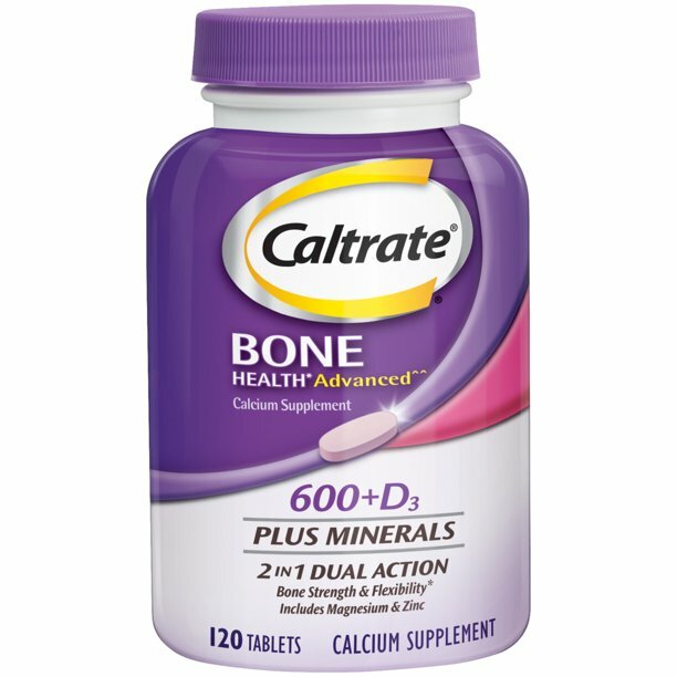 Caltrate Bone Health 600 Plus D3 Calcium Tablets- 600 Mg- 120 Ct
