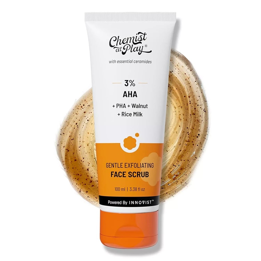 Chemist At Play Gentle Exfoliating Face Scrub, Gives Instant Glow 100g