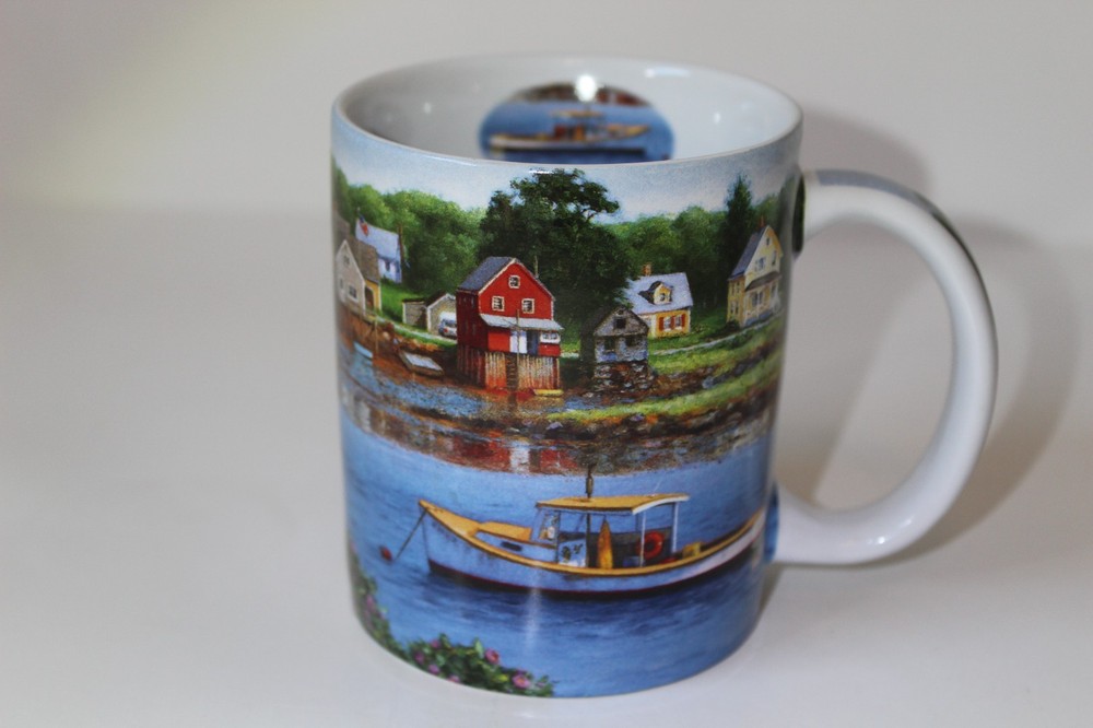 Cape Shore River Scene 12 oz Ceramic Coffee Mug