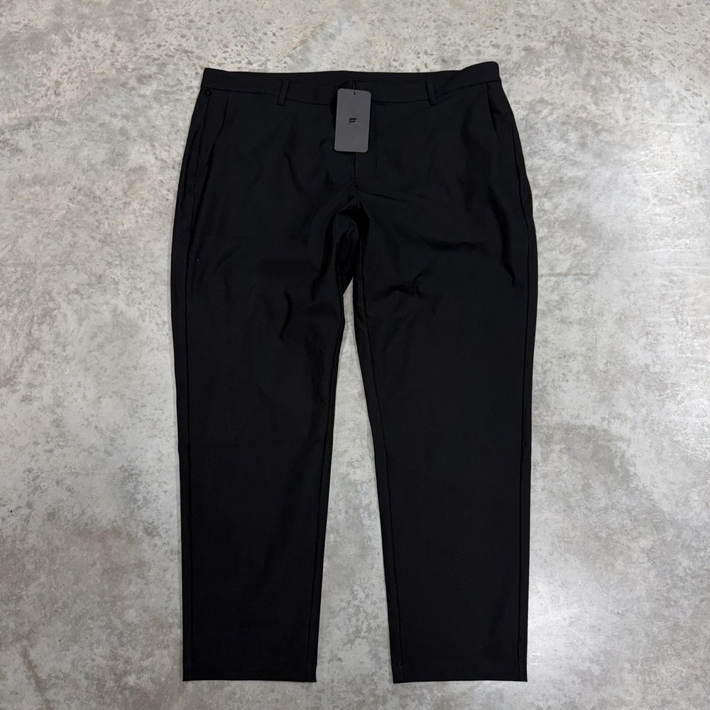 Fabletics Pants Mens 42x32 Black The Don Trouser Classic Fit Stretch Travel