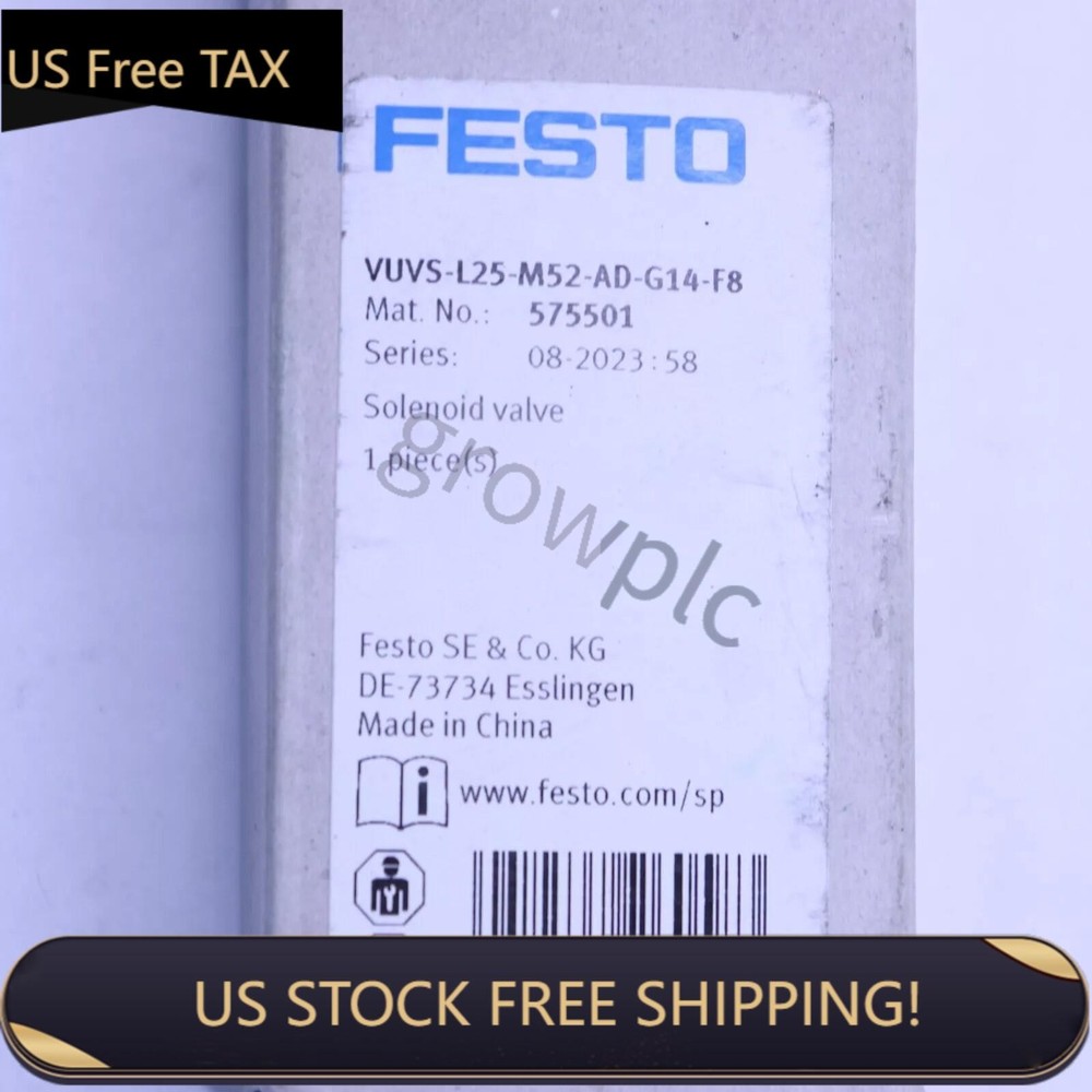 US FREE TAX New FESTO VUVS-L25-M52-AD-G14-F8 575501 Original solenoid valve