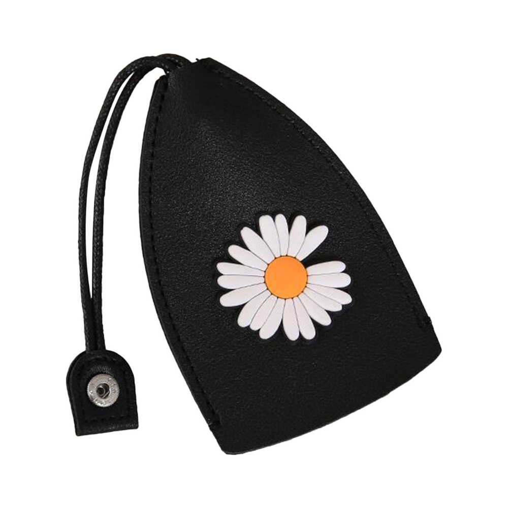 Pull Out Key Bag PU Leather Keychain Pouch Sleeve, Key Sleeve for Car Keys