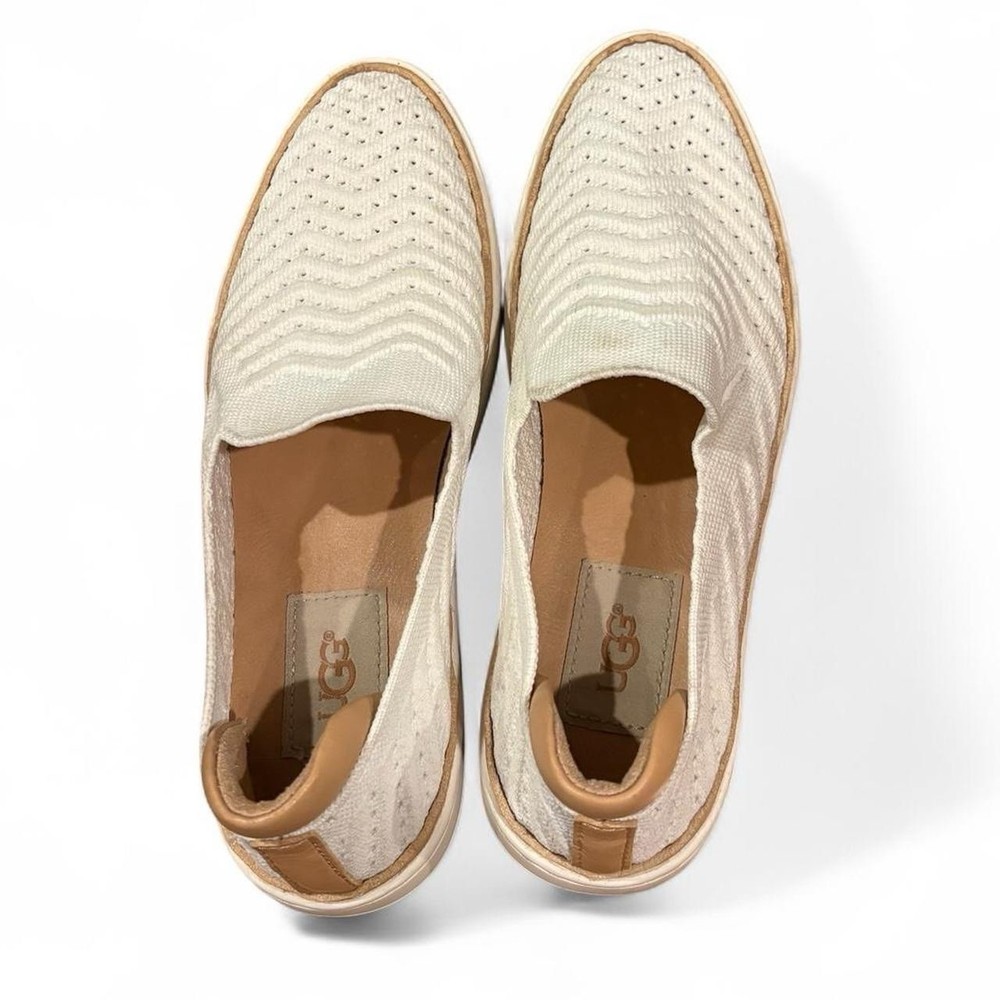 UGG White Slip-on Sneakers - Needs to Be Cleaned Slightly Worn - Size 8 Women's
