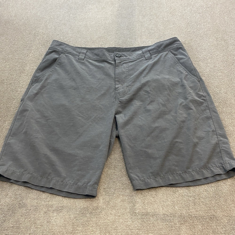 prAna Shorts Mens 38 Breathe Gray Hiking Shorts 9