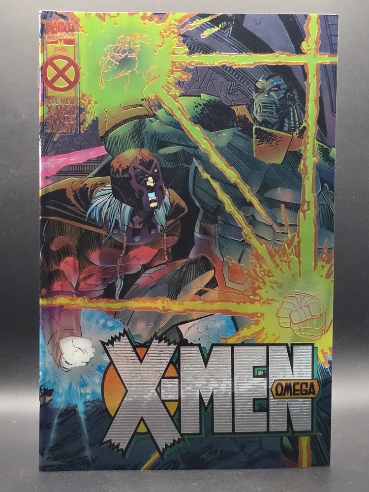 X-Men: Omega #1 (Marvel Comics, 1995) — Foil Metallic Cover Age of Apocalypse