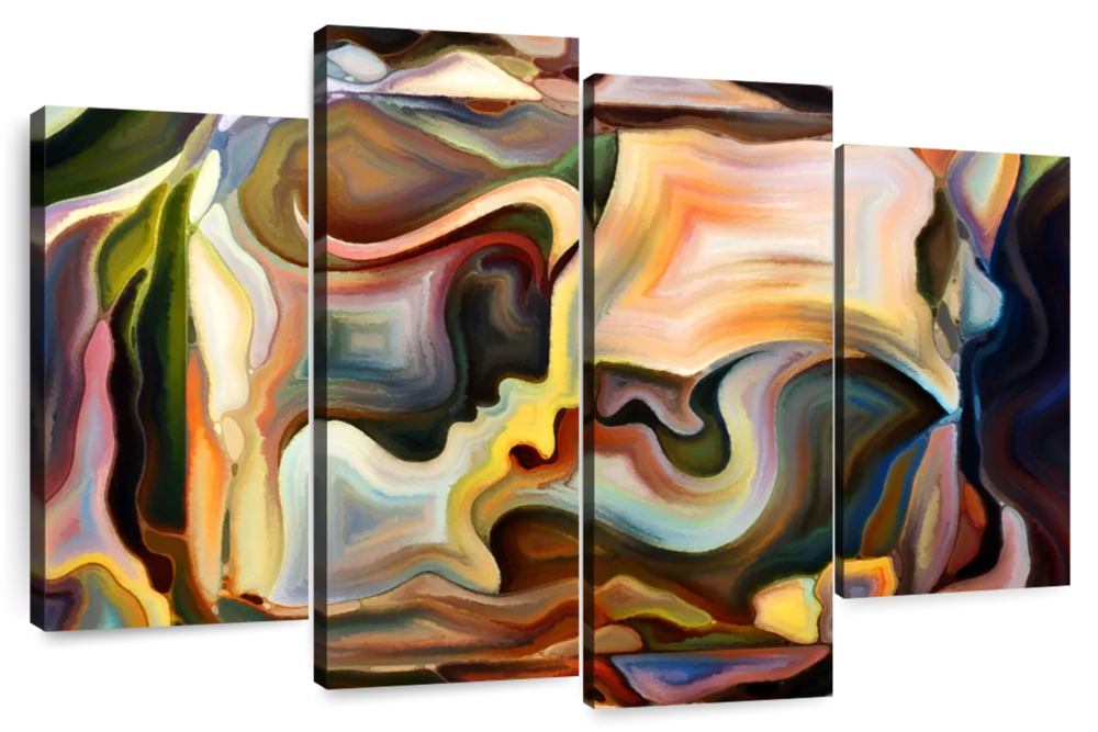 Passionate Moment Abstract Wall Art