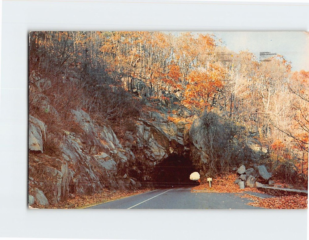 Postcard Tunnel on Skyline Drive Shenandoah National Park Virginia USA