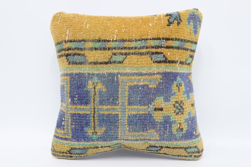 Vintage Pillow, Ethnical Kilim Rug Pillow, 14