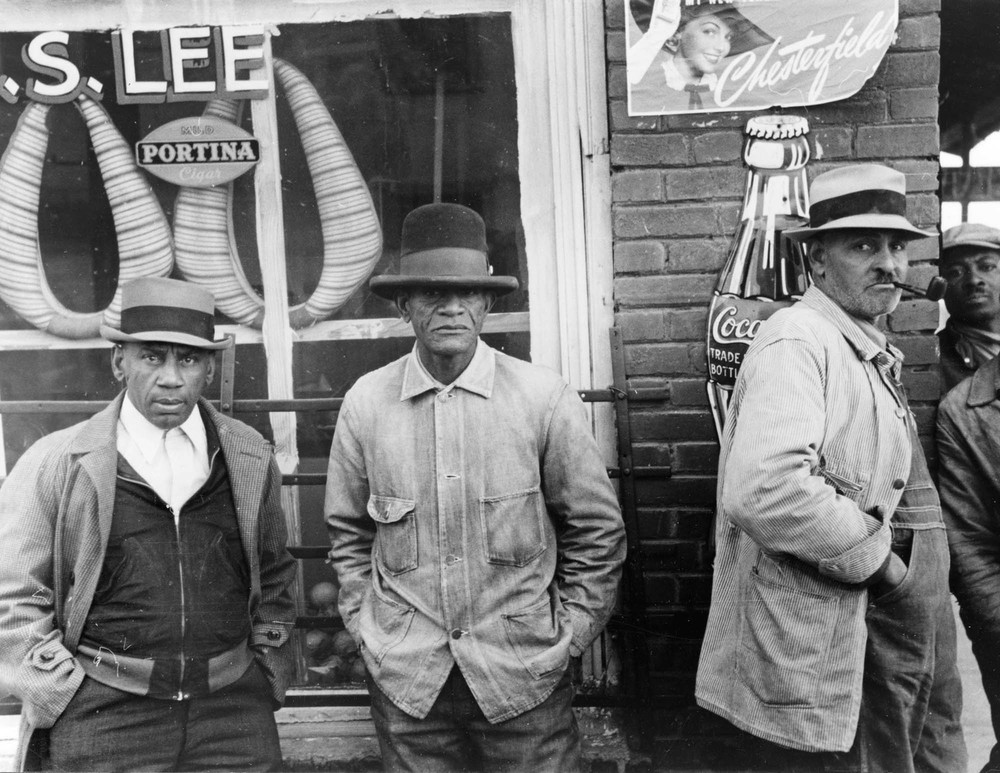 1939  Men, Mound Bayou, Mississippi Old Photo 8.5