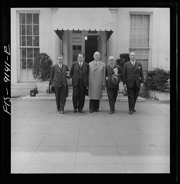 Washington D.C. Turkish Journalists Visiting Washington 1942 Group Photo