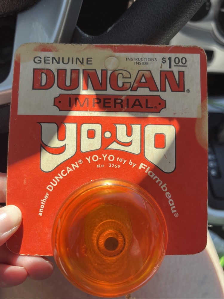 Genuine Imperial Yo-Yo Orange Original Packaging #3269