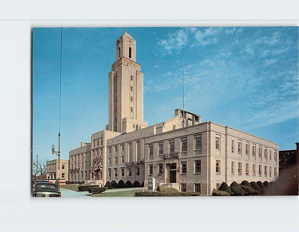 Postcard City Hall Pawtucket Rhode Island USA