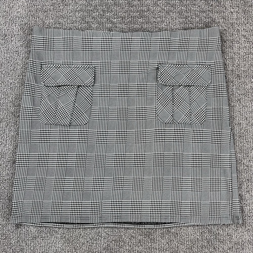 Torrid Skirt Women Plus 3X Mini Plaid Cargo Pockets Ponte Stretch Preppy Capsule