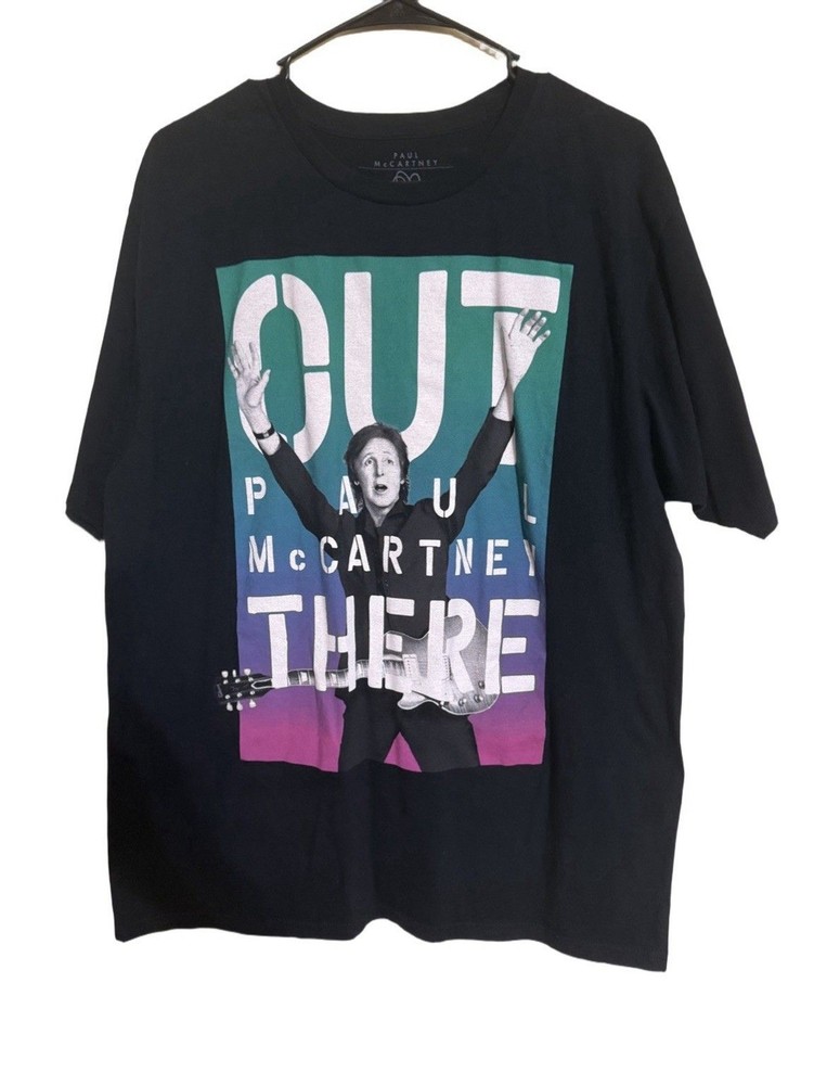 Paul Mccartney T Shirt Adult Sz XL 2014 Out There Tour 50th Anniversary Beatles