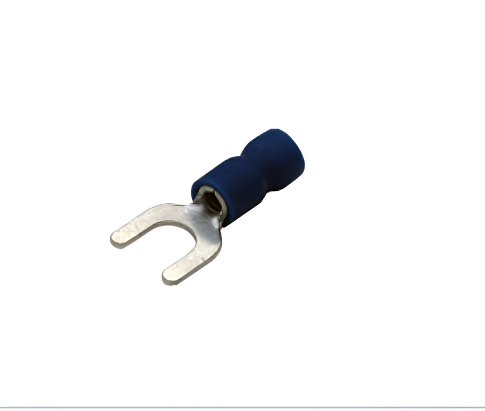 DiverseTech 6255LX Spade Terminal 12-10 AWG #10 Stud Insulated Blue