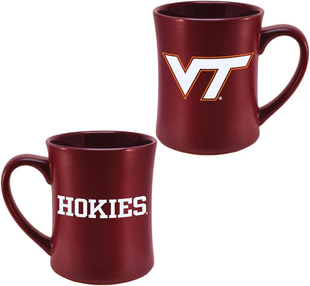 16oz Virginia Tech Hokies Ceramic Coffee Mug with Handle  