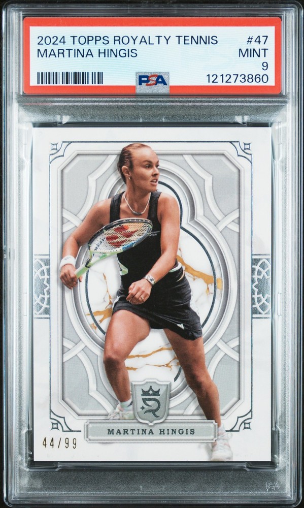 2024 Topps Royalty Tennis #47 Martina Hingis #/99 PSA 9
