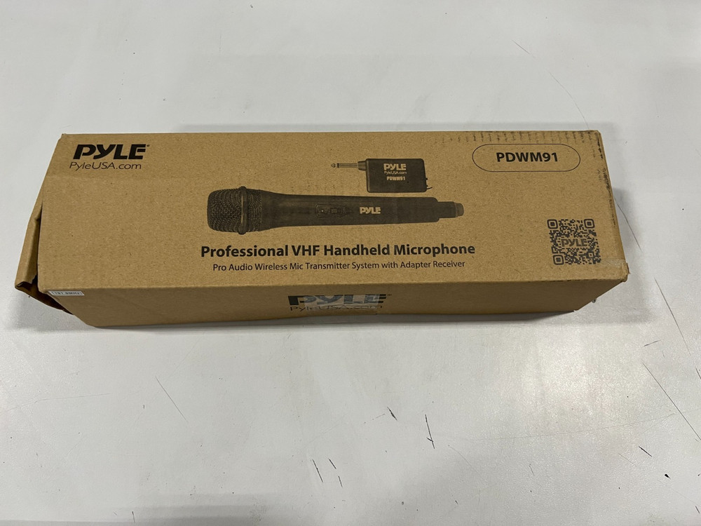 Pyle PDWM91 Portable VHF Wireless Microphone Transmitter Set