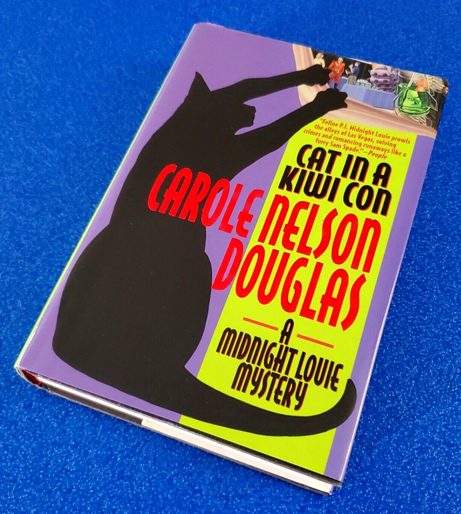 Cat In A Kiwi Con Hardcover A Midnight Louie Mystery Free Shipping Kitten Story