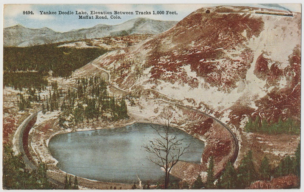 Yankee Doodle Lake, Moffat Road, Colorado 1910