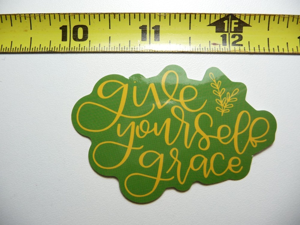 Grace Church Christian Decal Sticker - Glossy Motivational Design for Positive Vibes
