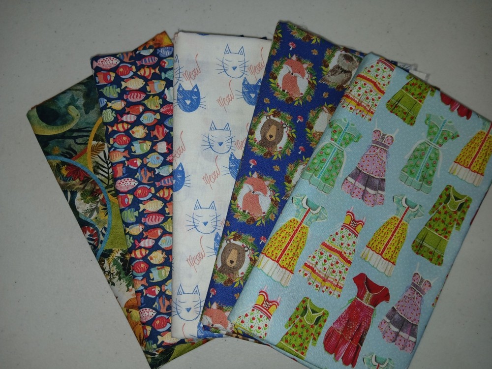 Lot 5yds quilt fabric build your stash QSQ OOP HTF name brand cotton