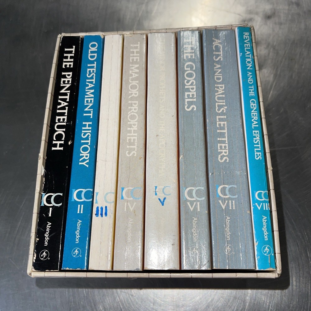 Abingdon Complete Bible Commentary For General Reader 8 Volume Box Set w/ Box