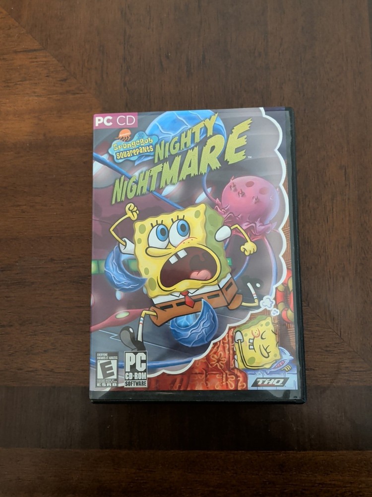 SpongeBob SquarePants: Nighty Nightmare (PC, 2006) PC GAME Big Box