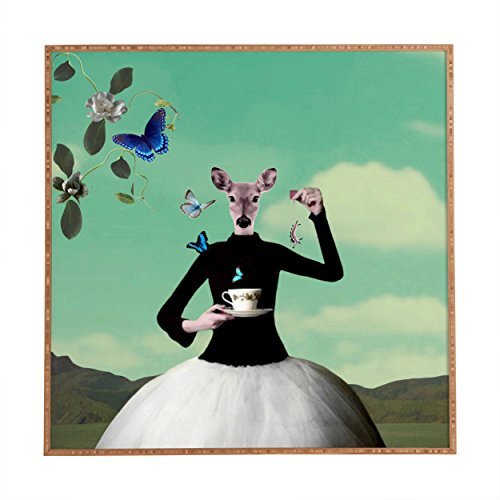 Natt, Butterfly Tea, Framed Wall Art, Large, 30