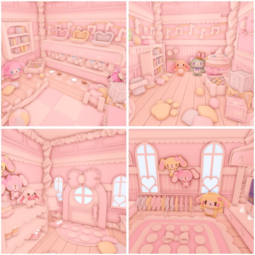 🎀🐇 Pink Sugarbunnie Cutecore Aesthetic Adopt Me Grinding House Home 🐇🎀