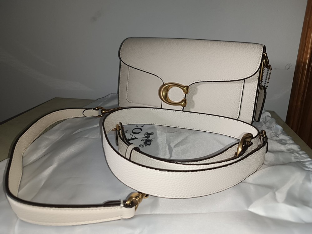 Coach Tabby 26 Women Shoulder Bag - Brass/Chalk (B4EB1)